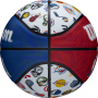 Мяч баскетбольный Wilson NBA All Team (размер 7, резина, тренировочный) - fgospostavki.ru - Чита